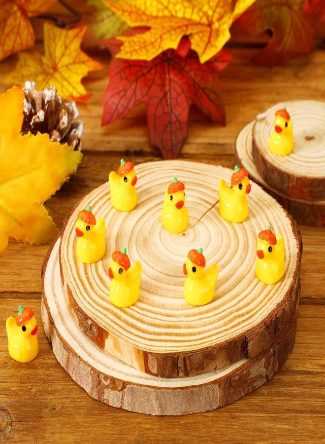 مجموعة DTOFOOT من 200 قطعة من بط اليقطين، بط صغير من الراتنج، مثالية لفصل الخريف، تماثيل بط اليقطين المصغرة، زينة طاولة الطعام، يمكنك صنعها بنفسك، هدية لحفلات عيد الشكر والهالوين ذات الطابع الخريفي - Image 4